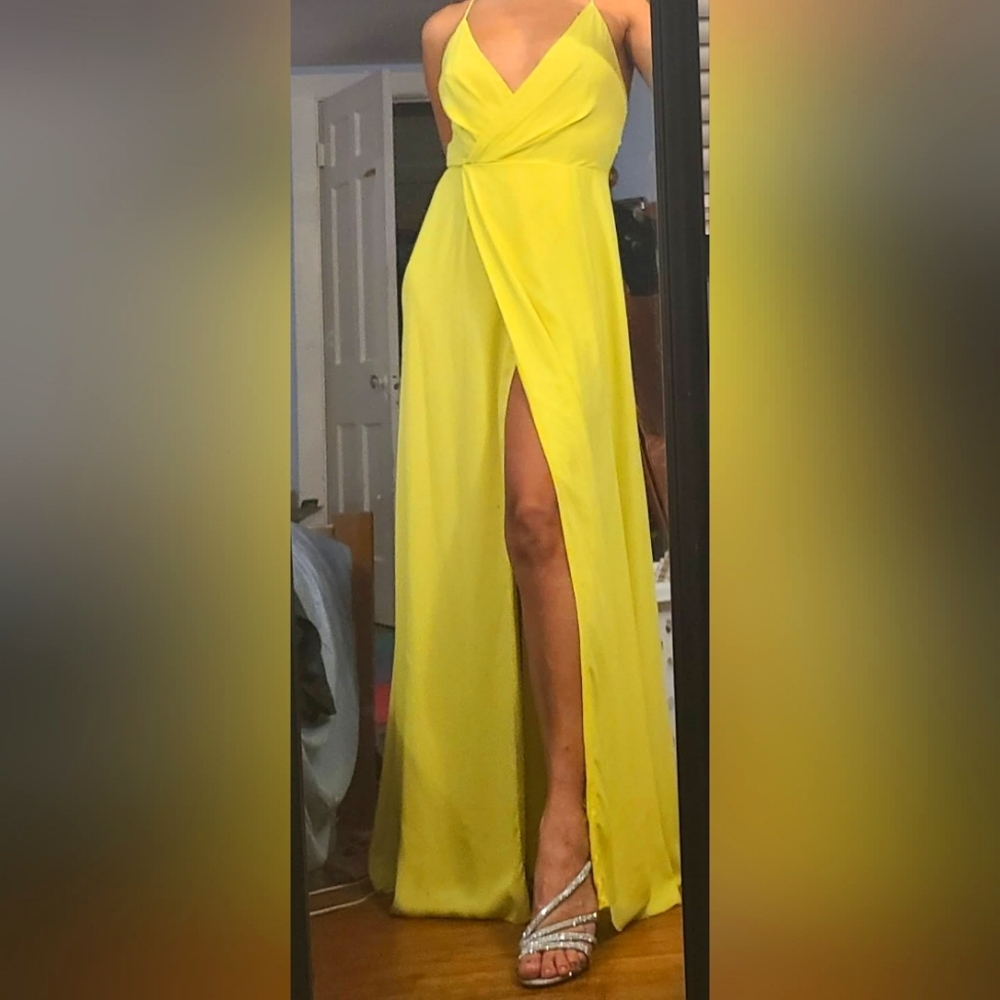 Stunning neon formal dress